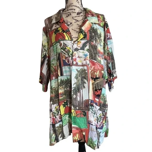 Daniel Cremieux Men's Hawaiian Shirt 3X BIG - Picture 4 of 4